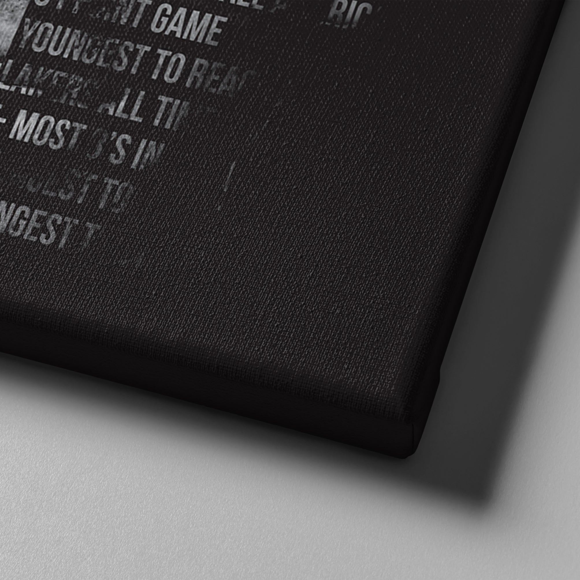 Black Mamba Career Kobe Bryant Canvas Wall Art