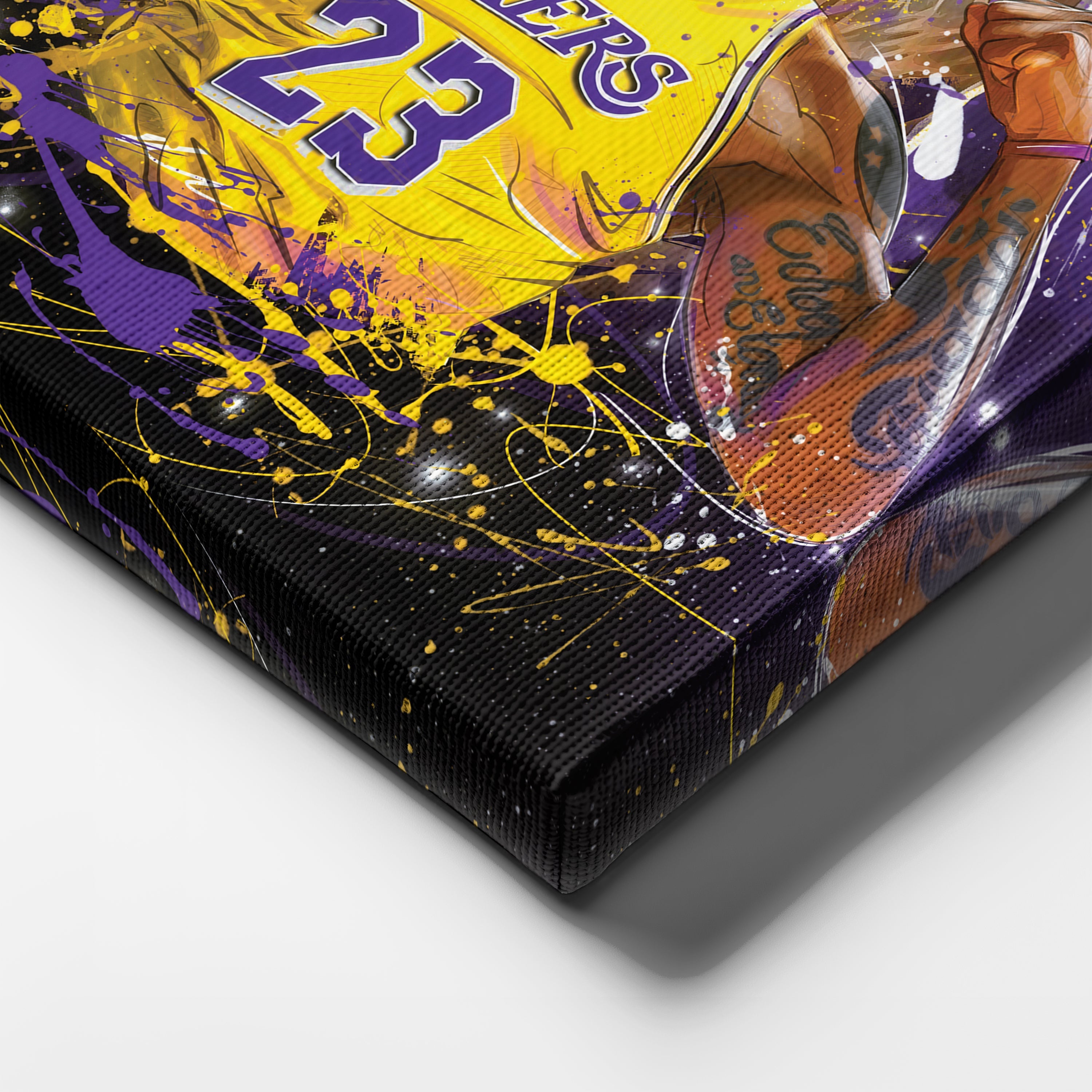 LeBron James Lakers Canvas NBA Wall Art