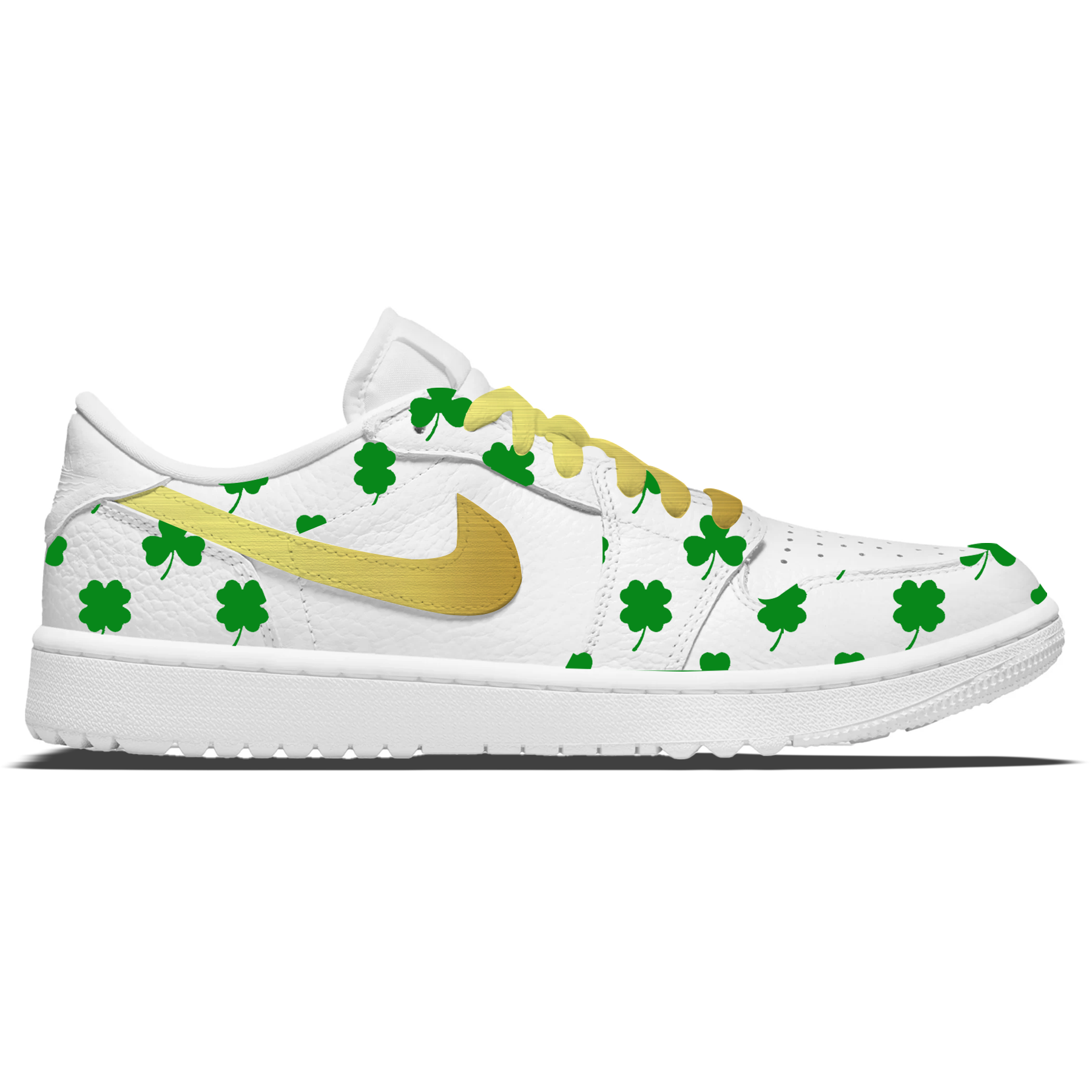 "Clovers" Jordan 1 Golf Shoes