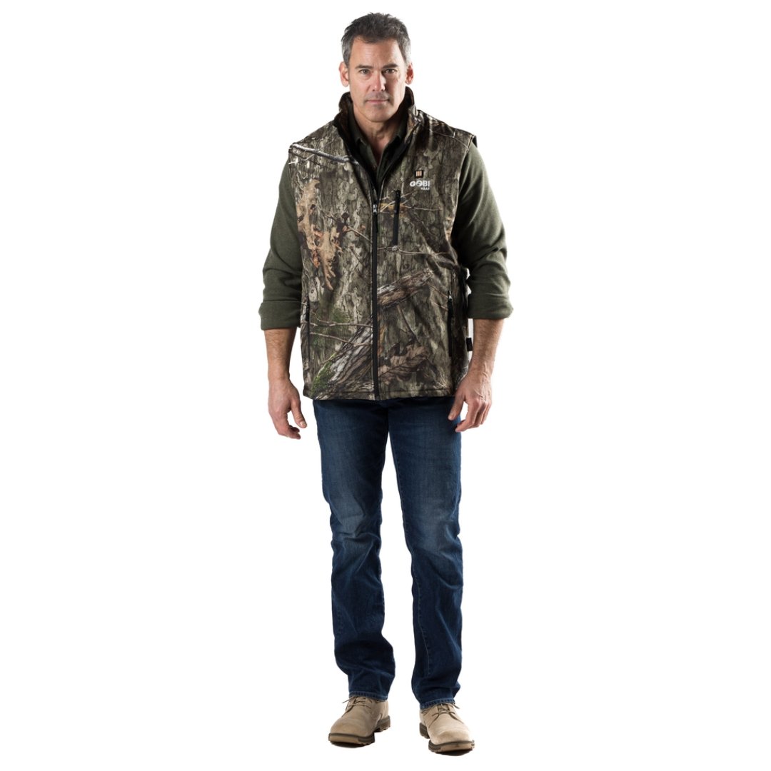 Colorado Mens Heated Hunting Vest - Mossy Oak® Camo - Gobi Heat