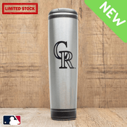 Colorado Rockies "CR" Dugout Mug® | Stainless Steel Baseball Bat Mug