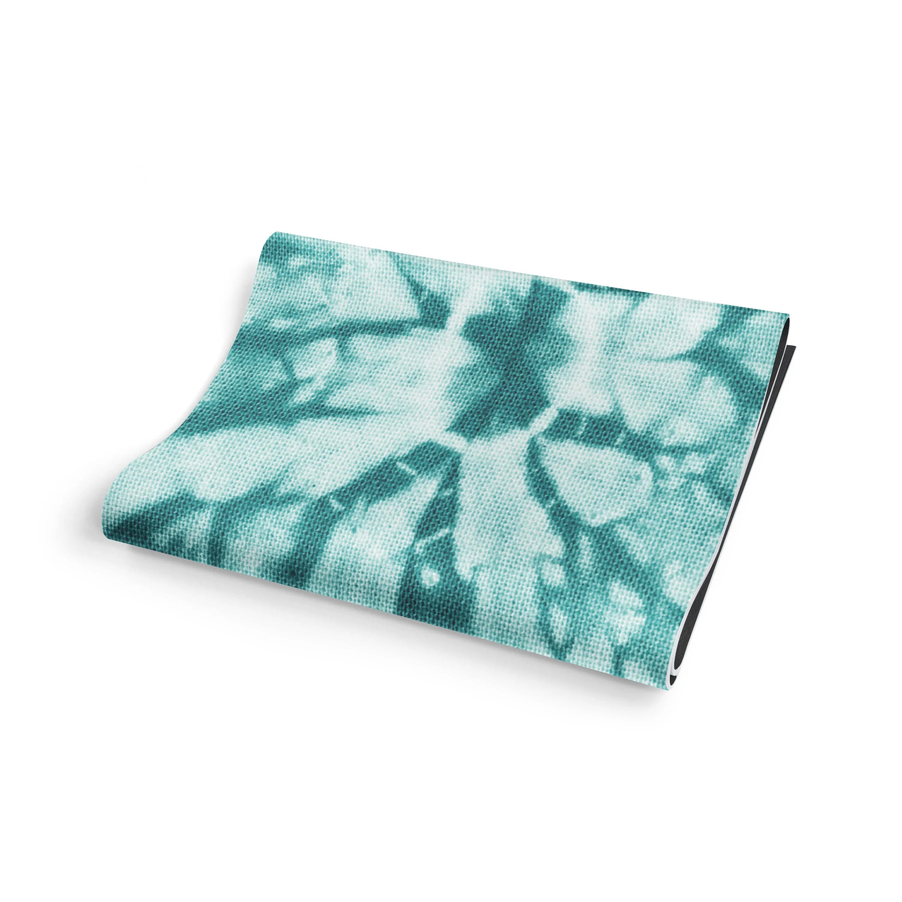 Yoga Mat | 6mm Thick | Green Tie Dye | Non-slip | Eco Friendly | Yune Yoga | Sangfroid