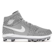 "Cool Grey" Jordan 1 Retro MCS Cleats
