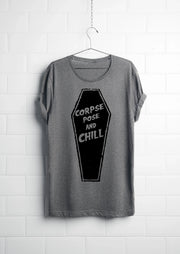Corpse Pose And Chill T-shirt