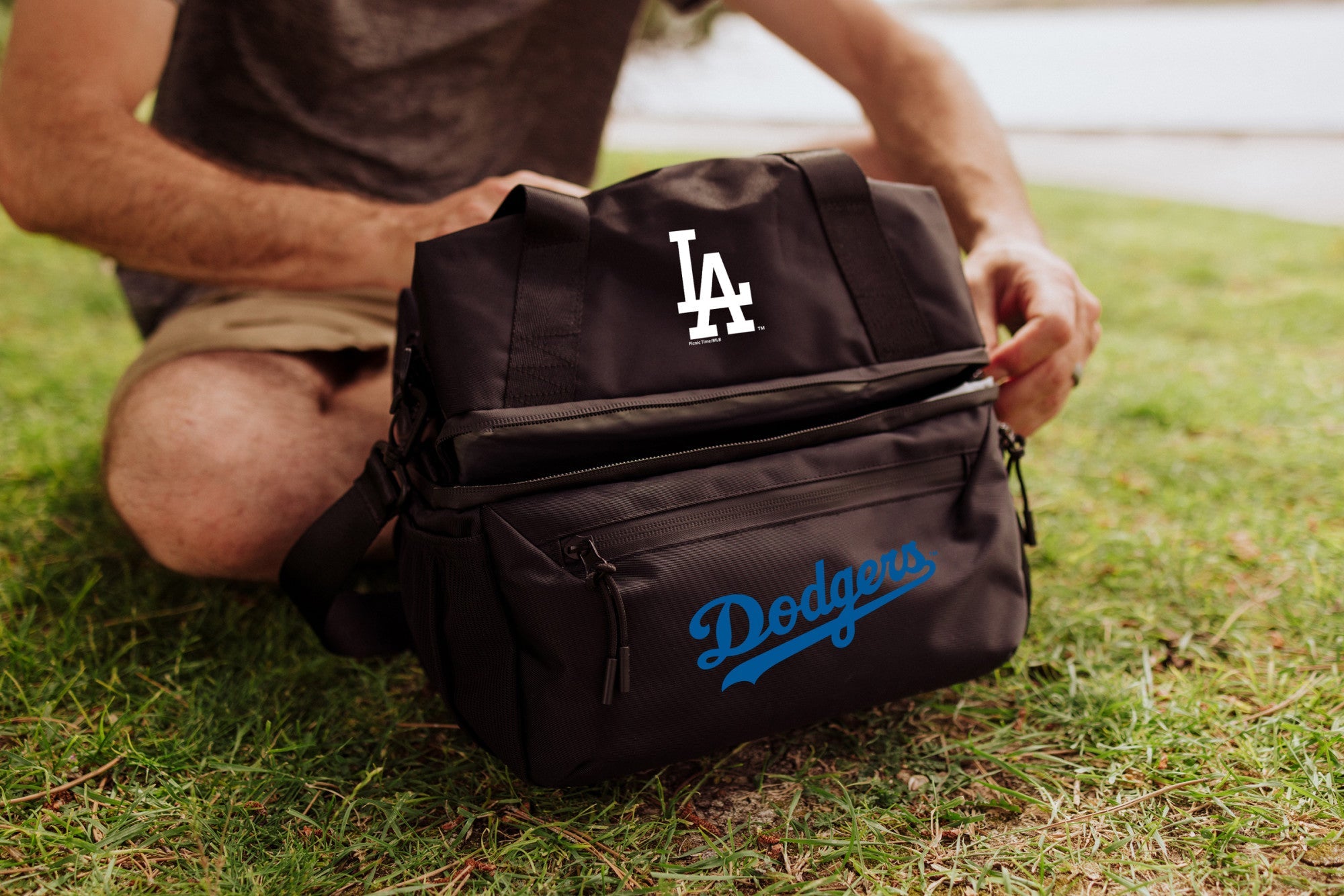 Los Angeles Dodgers - Tarana Recycled Lunch Bag Cooler with Utensils