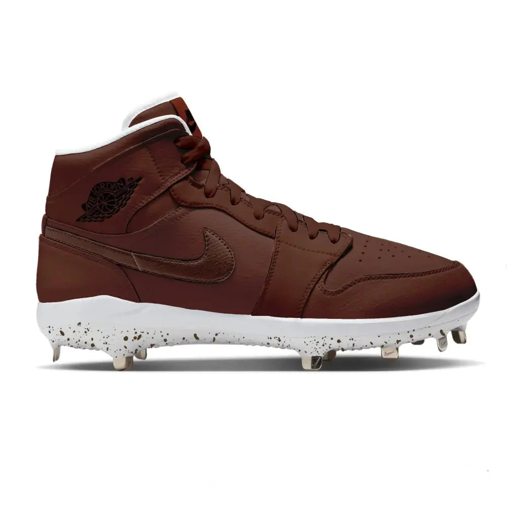 "Dark Chocolate" Jordan 1 Retro Cleats