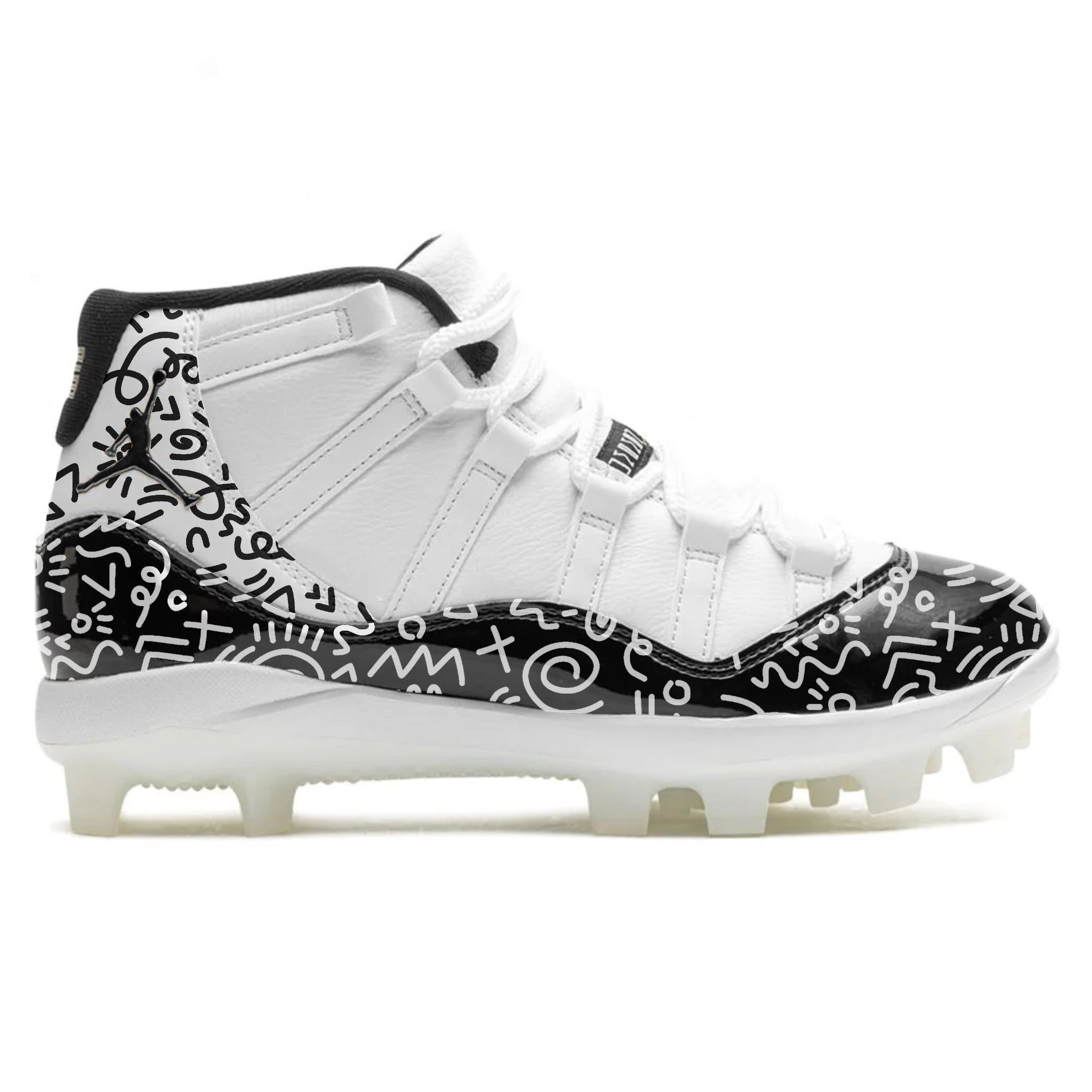 "Doodles" Jordan 11 Retro MCS Cleats