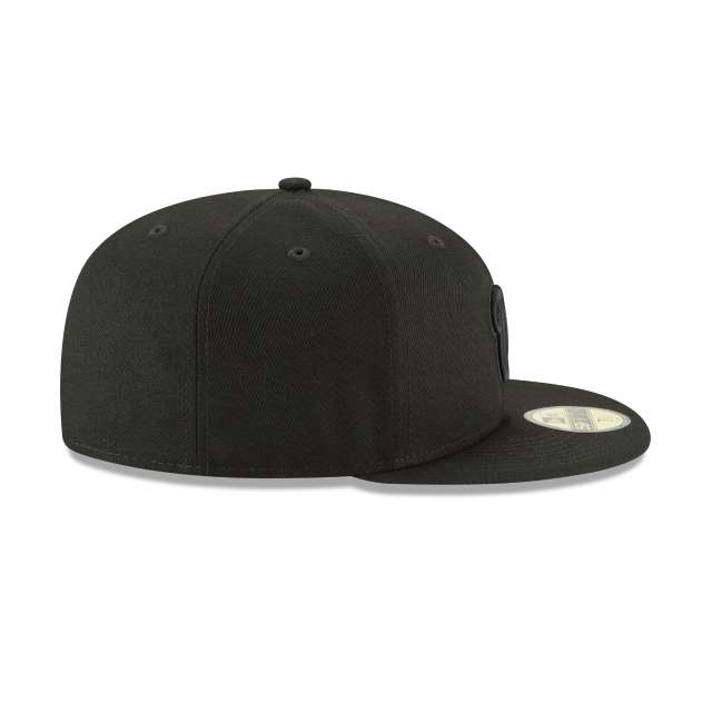Washington Nationals 59Fifty Basic Black / Black Fitted Hat