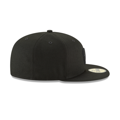 Washington Nationals 59Fifty Basic Black / Black Fitted Hat