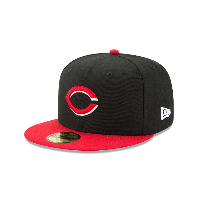 Cincinnati Reds 59FIFTY On Field Black / Red Hat