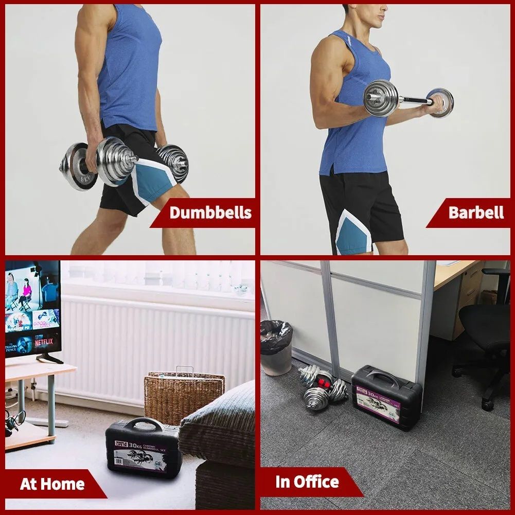 Adjustable 66 Pounds Dumbbell Set