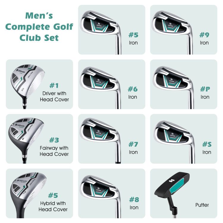 Golf Club Package Set (11 Club Set)