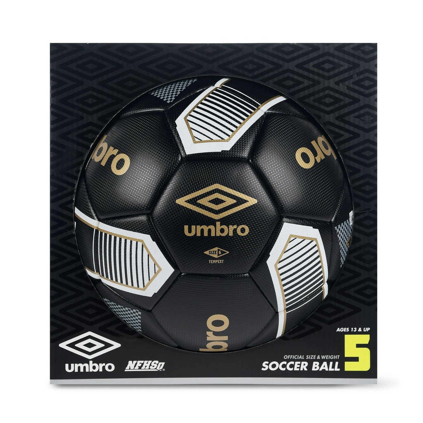 Umbro NFHS Match Certified Tempest Soccer Ball, Size 5