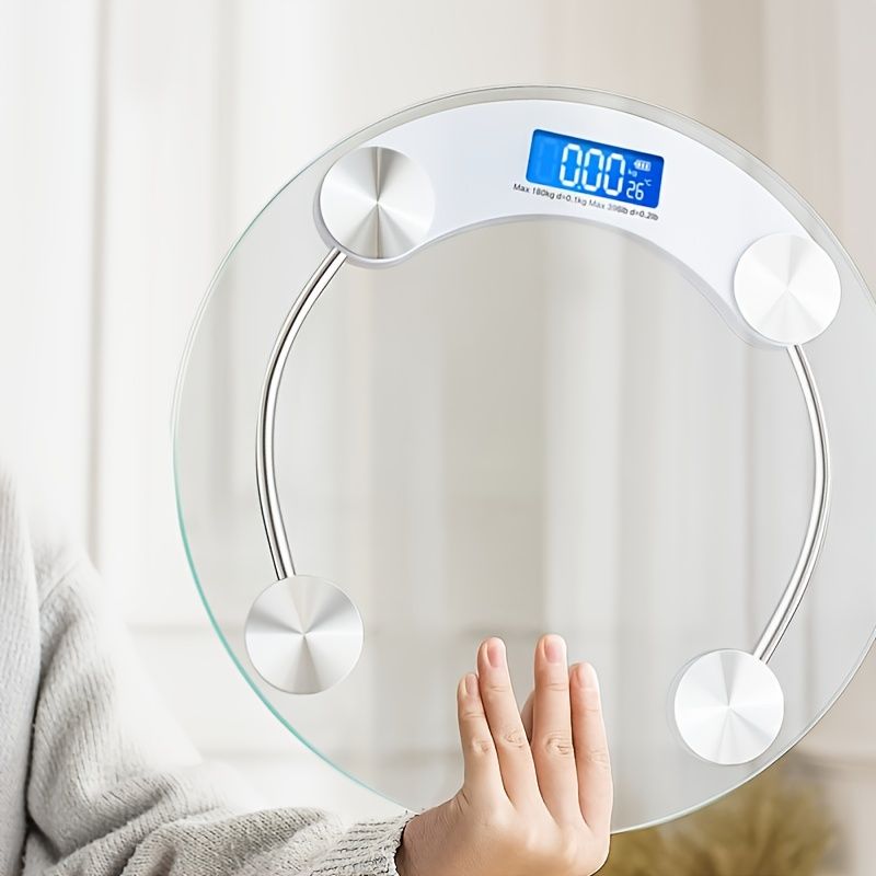 Transparent LCD Bathroom Scale