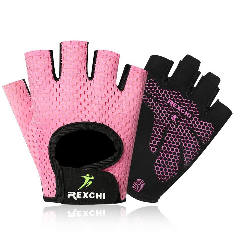 Weightlifting gloves Yoga Training gloves Sports gym gloves Thin Non-slip Half Finger Cycling Gloves Equipment
