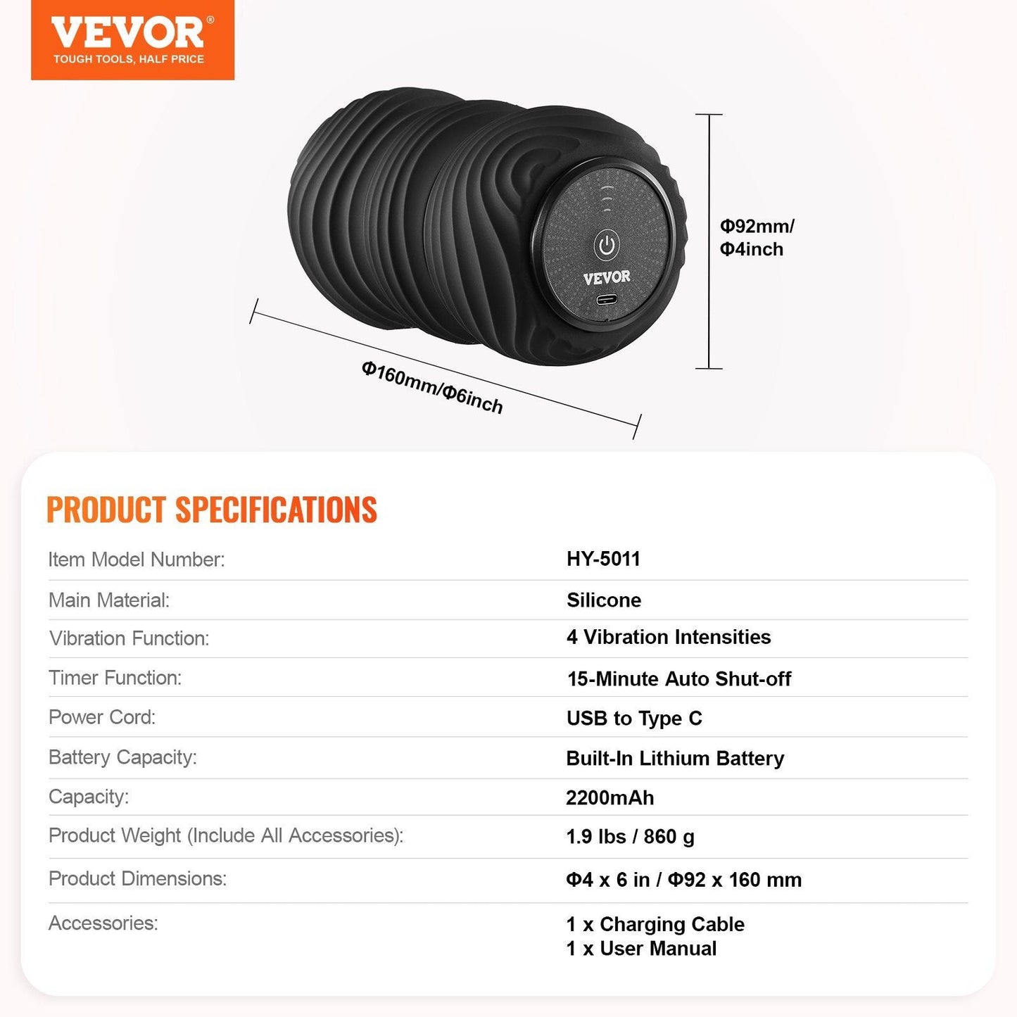 Vibrating Peanut Massage Ball Roller