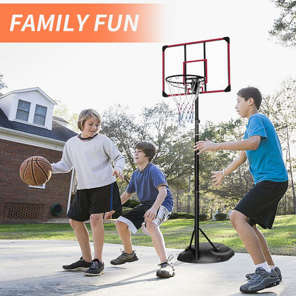 Adjustable Basketball Hoop with 32" Backboard