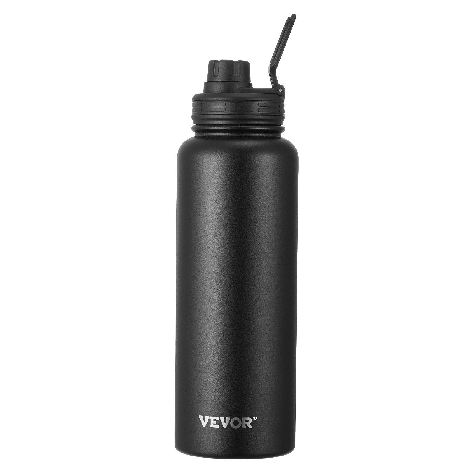 40 Oz tumbler Insulated rambler Stainless Steel with Wide Mouth Lid Black