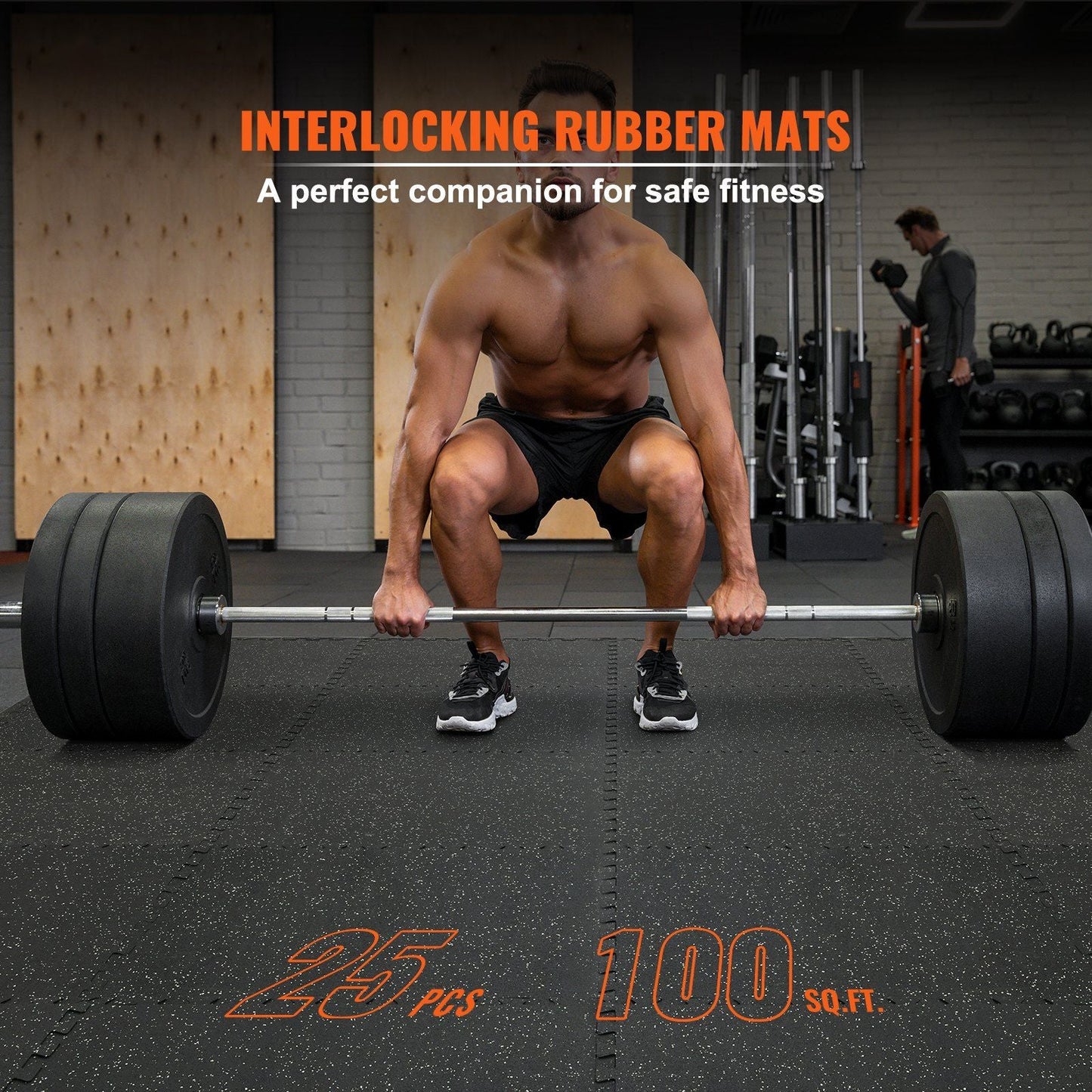 24" by 24" Thick 1/2 inch Gym Floor Mats