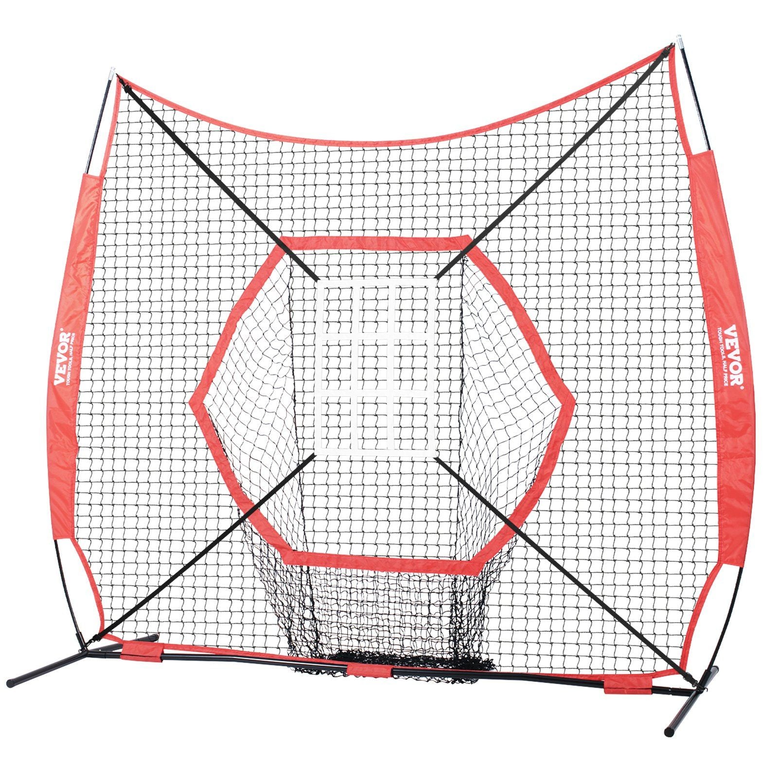 Portable 7 by 7 foot Baseball & Softball Practice Net