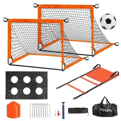 Portable Kids Soccer Training Goal Set