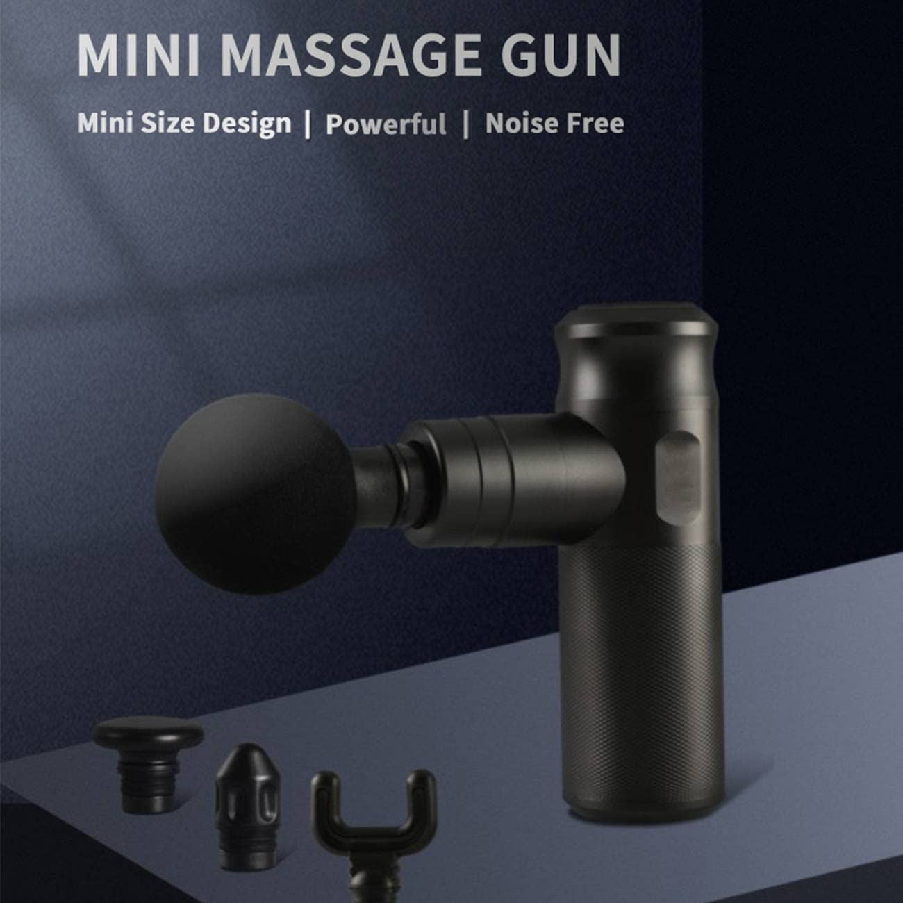 Percussive Gun Deep Tissue with 4 Adjustable Speeds & 4 Heads