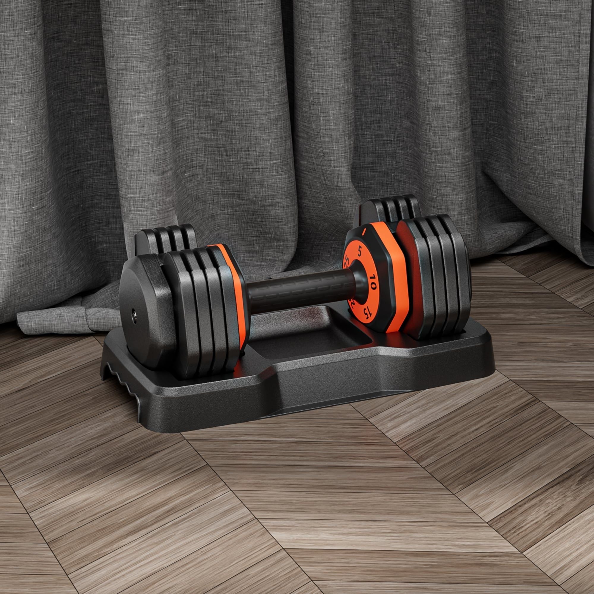 25LB 5-in-1 Single Adjustable Free Dumbbell