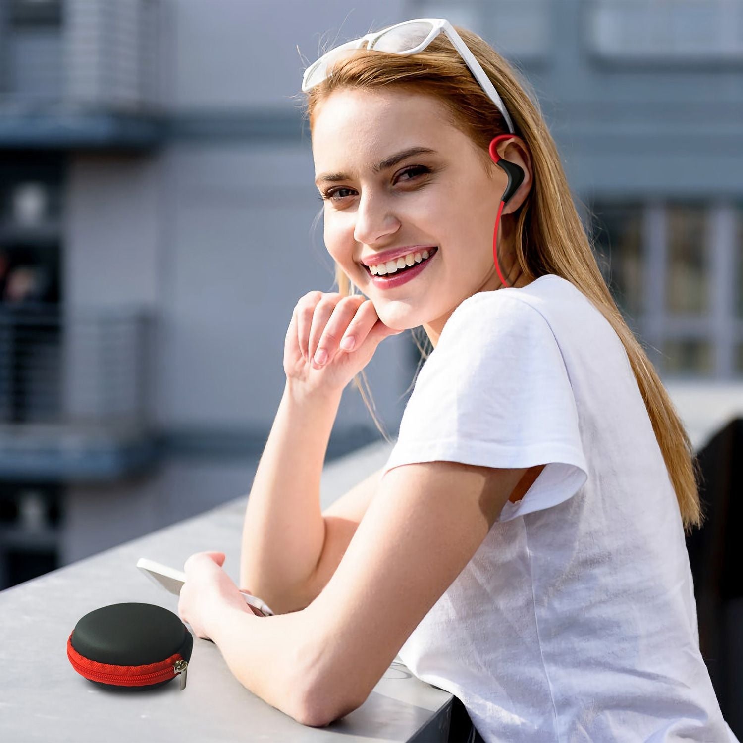 Wireless Headsets V4.1 Sport In-Ear Stereo Headphones Sweat-proof Noise Canceling Earphones Back-earbuds for any activity