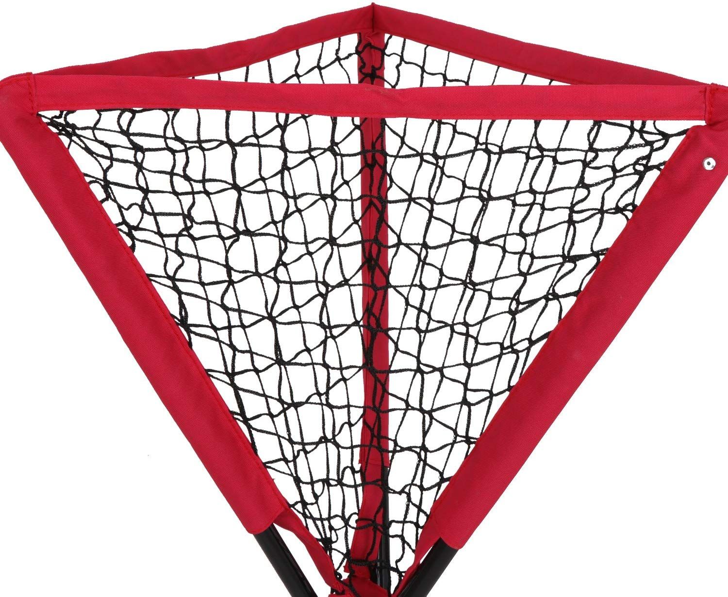 Portable Batting Movable Baseball & Softball Practice Ball Caddy Stands Foldable Pyramid Baseball Net Stand Training Softball net Tennis Ball
