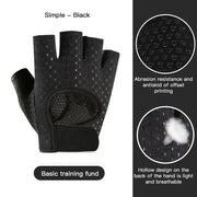 Weightlifting gloves Yoga Training gloves Sports gym gloves Thin Non-slip Half Finger Cycling Gloves Equipment