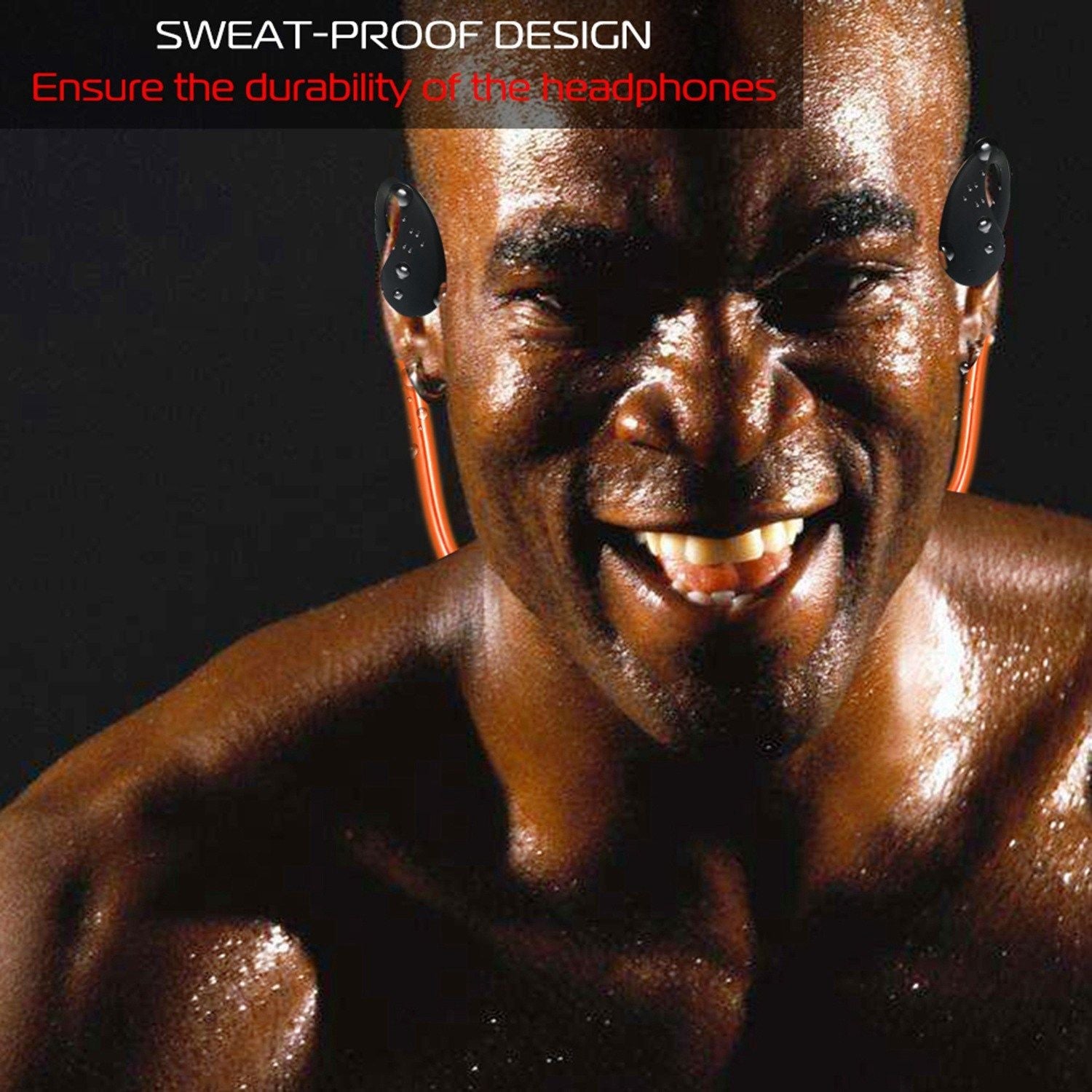 Wireless Sports Headsets Wireless V4.1 Neckband Earphones HD Stereo Sweat-proof Headphones Earbuds