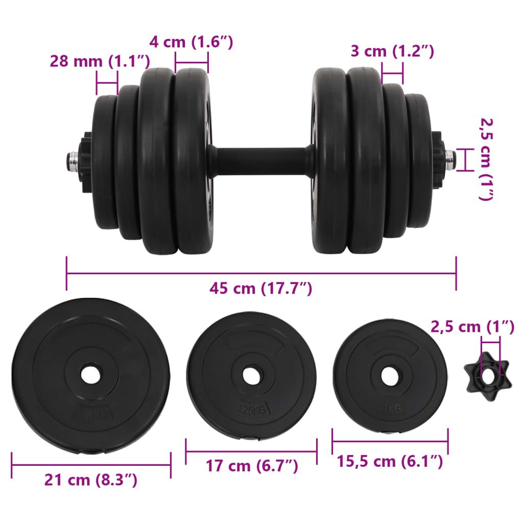 Dumbbells 2 by 33.1 Pounds