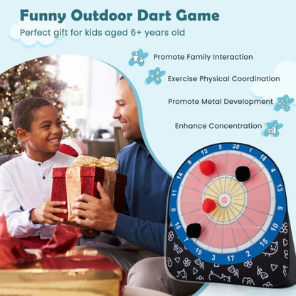 Large Dart Board with Kick Balls