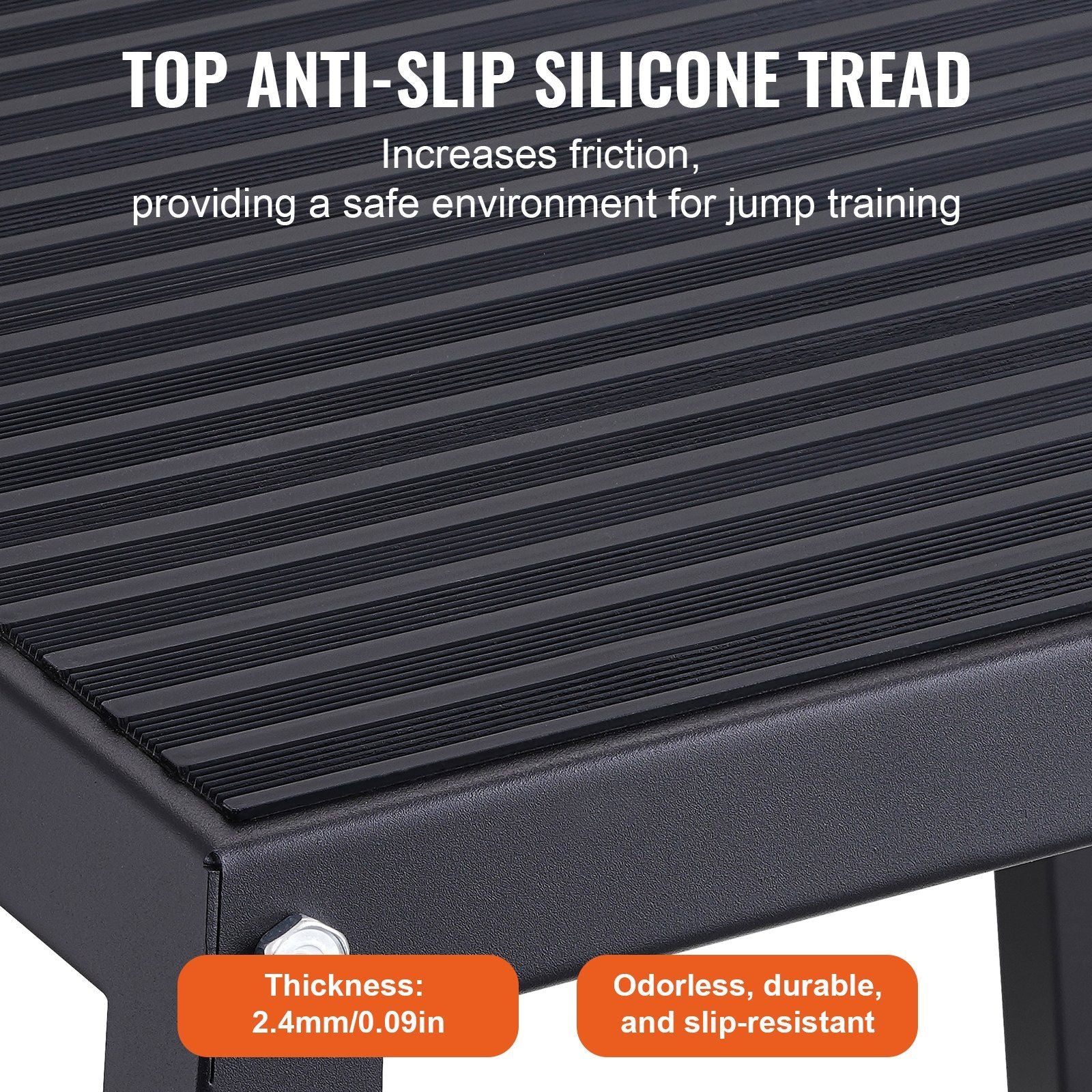 Steel 12 Inch Plyometric Jump Box for Agility Training