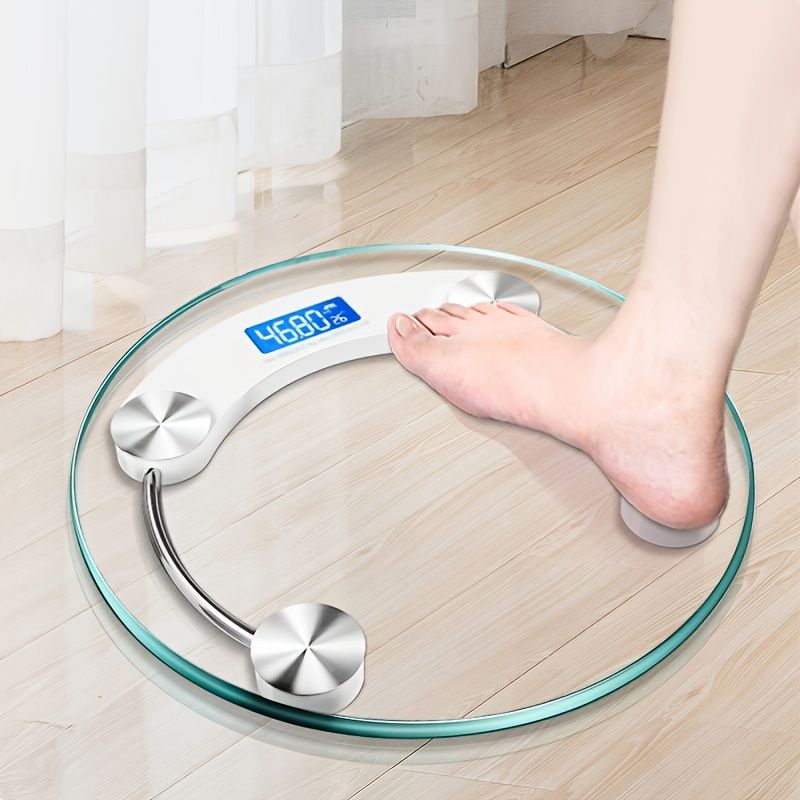 Transparent LCD Bathroom Scale