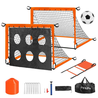 Portable Kids Soccer Training Goal Set
