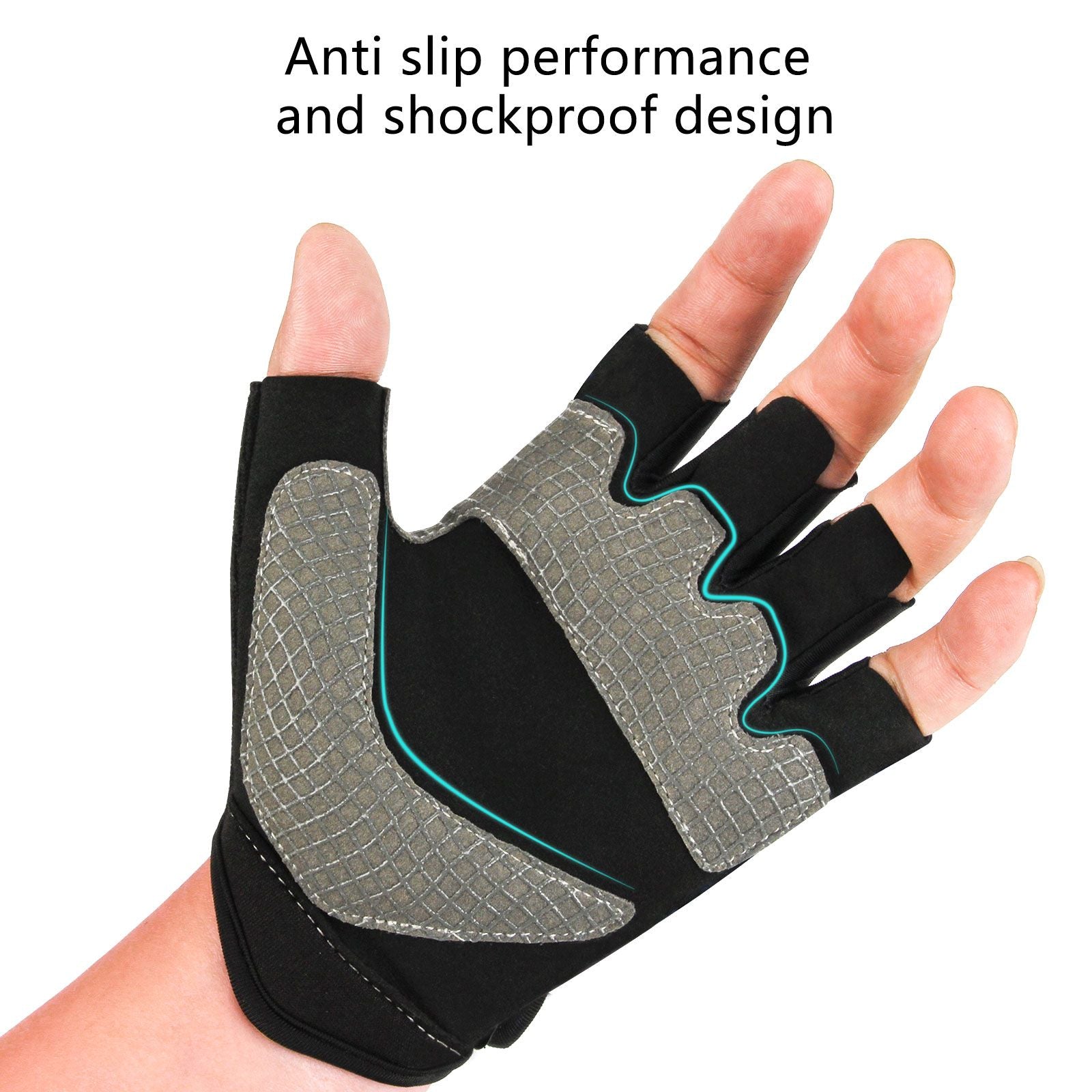 Multi-Functional Weight Lifting, Motorcycle & Cycling Gloves