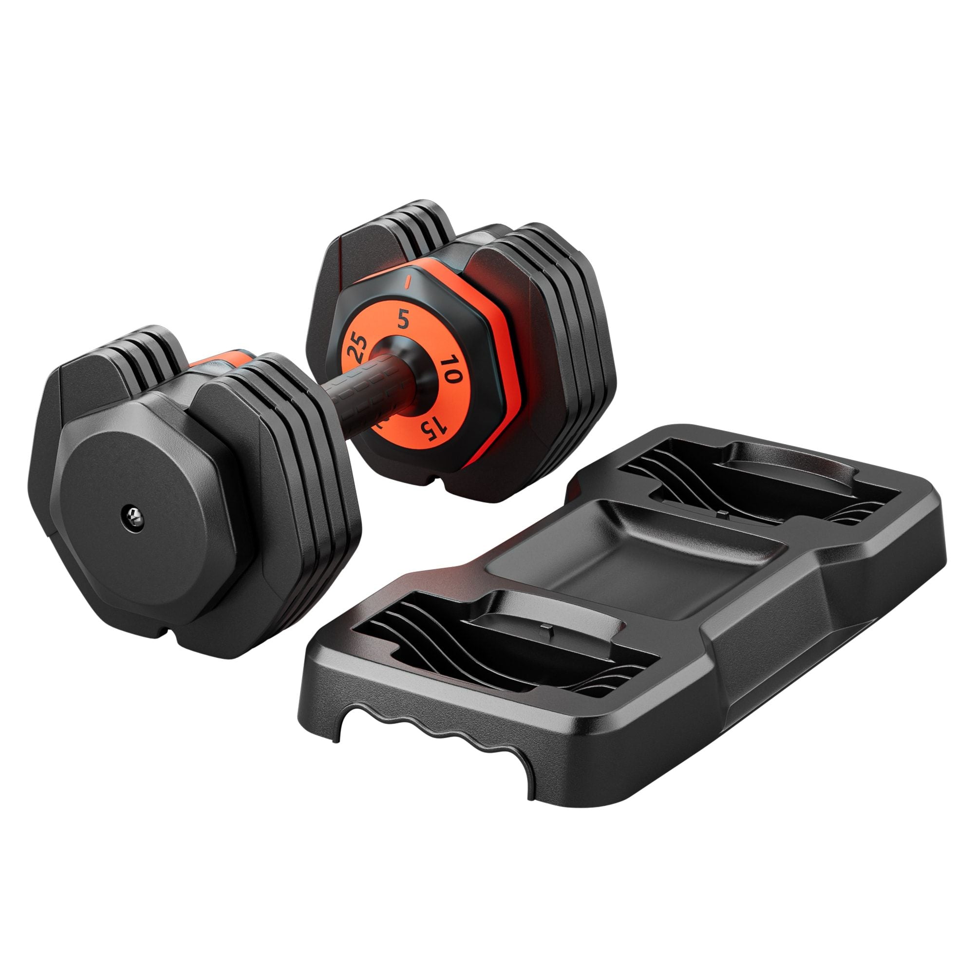 25LB 5-in-1 Single Adjustable Free Dumbbell