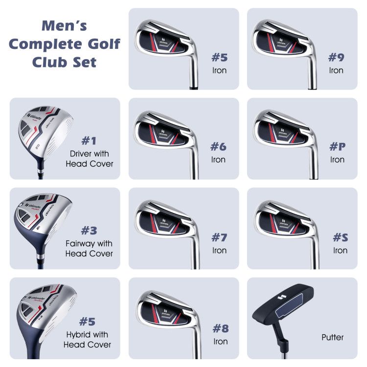 Golf Club Package Set (11 Club Set)