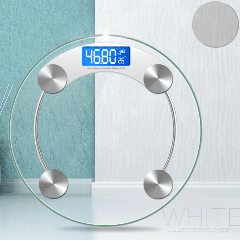 Transparent LCD Bathroom Scale