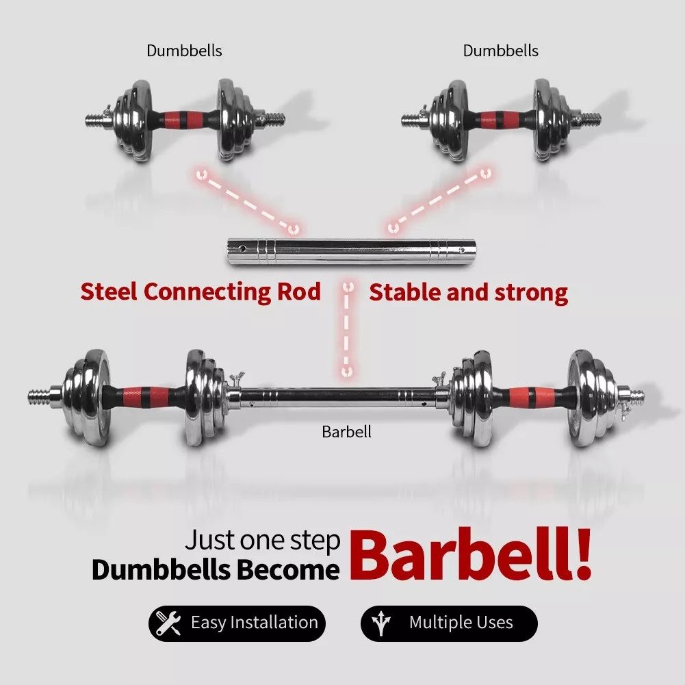 Adjustable 66 Pounds Dumbbell Set