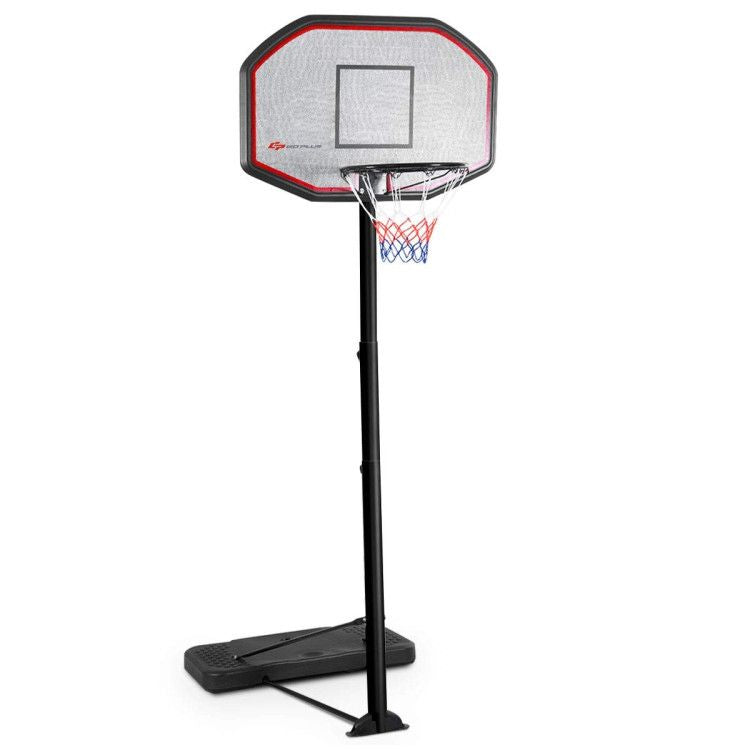 Indoor/Outdoor Height Adjustable Basketball Hoop