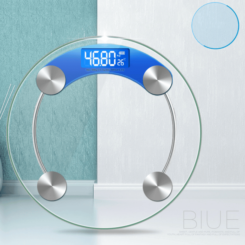 Transparent LCD Bathroom Scale