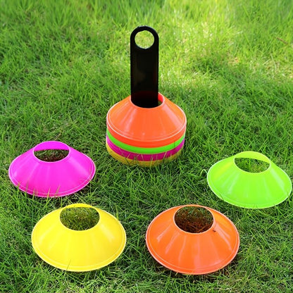 10pcs Football Soccer cones Training Sport Disc Cones Set, Sports Equipment for Fitness Training agility