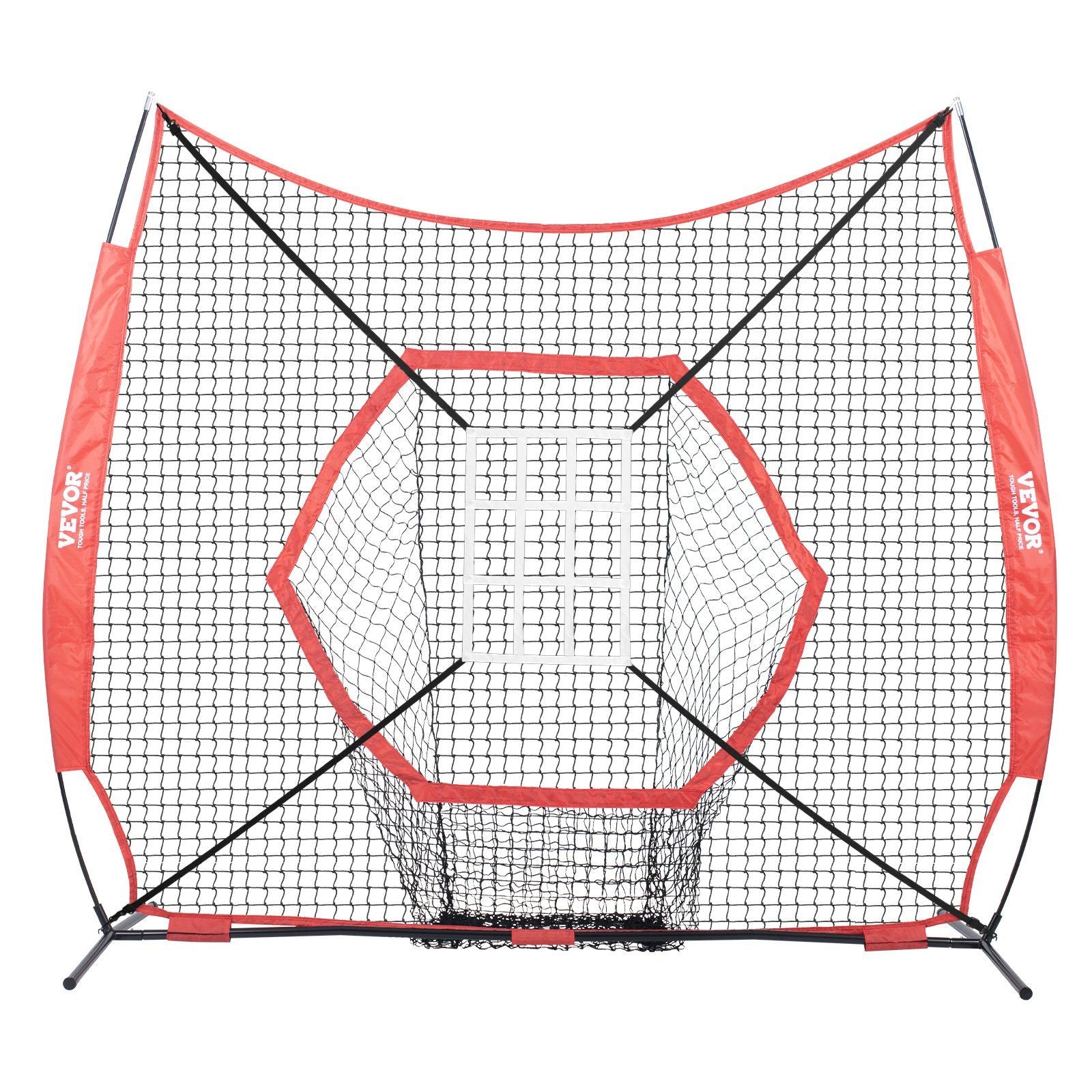 Portable 7 by 7 foot Baseball & Softball Practice Net