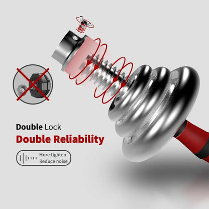 Adjustable 66 Pounds Dumbbell Set