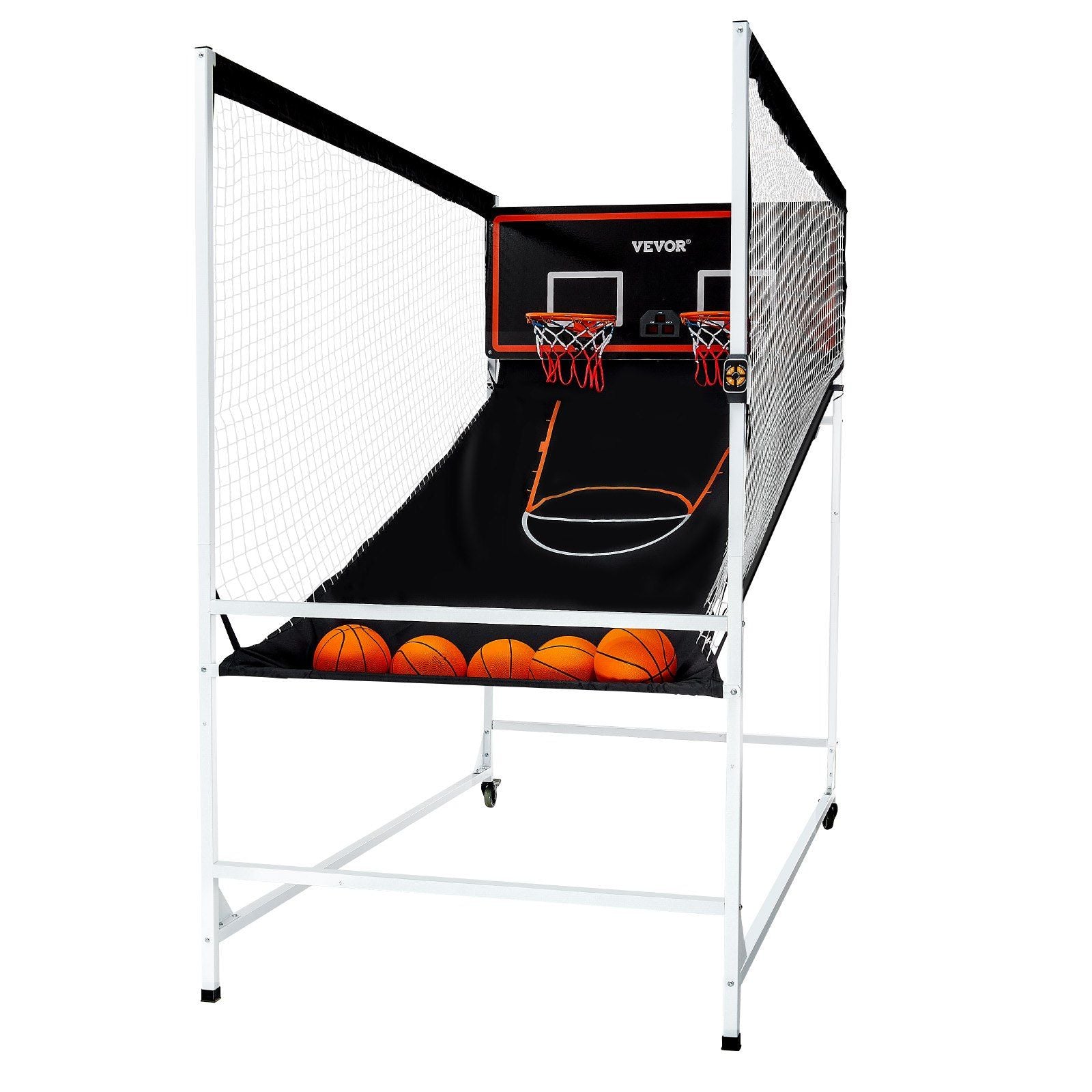 Interactive Dual Player Arcade Basketball Challenge - Home Game with Scoreboard & 8 Modes