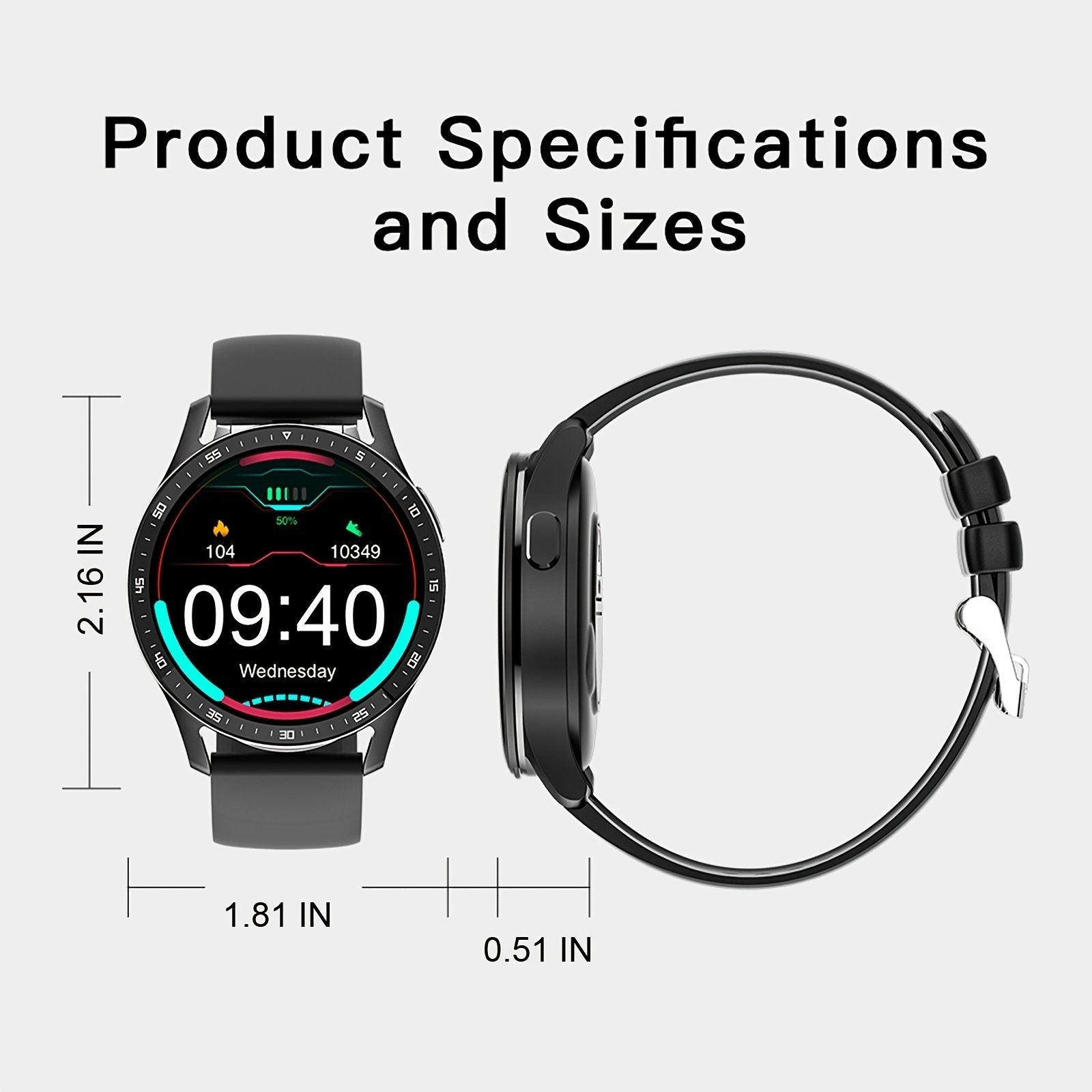 Smart Watch fitness tracker With Built-in Earphone Waterproof Monitoring Blood Pressure Heart Rate Call Is Suitable For Android And IOS