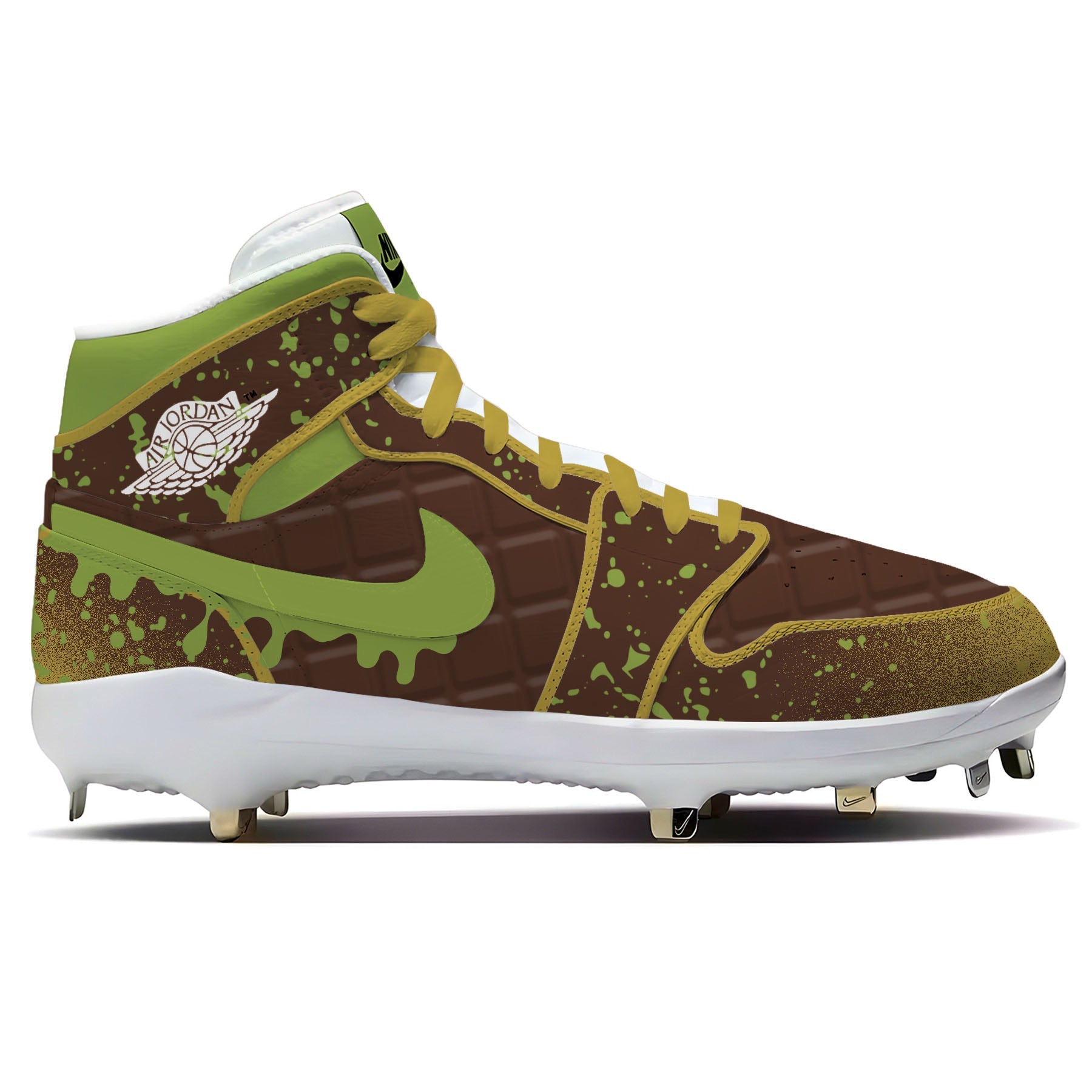 "Dubai Chocolate" Jordan 1 Retro Cleats