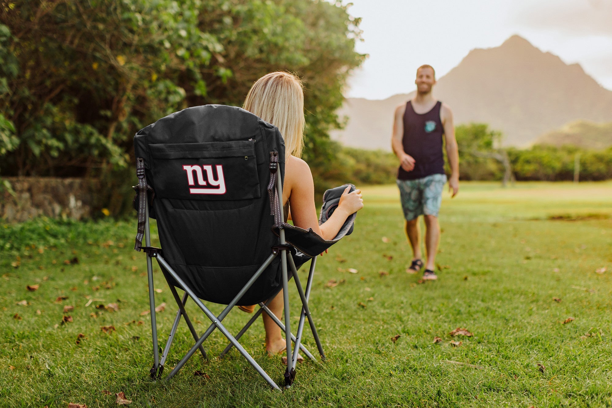 New York Giants Reclining Camp Chair